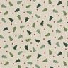 Decorative fabric half Panama small fir trees – natural,  thumbnail number 6