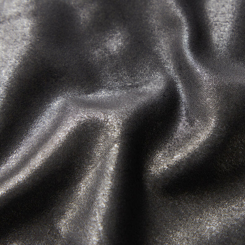 Faux leather velour used look – black,  image number 2