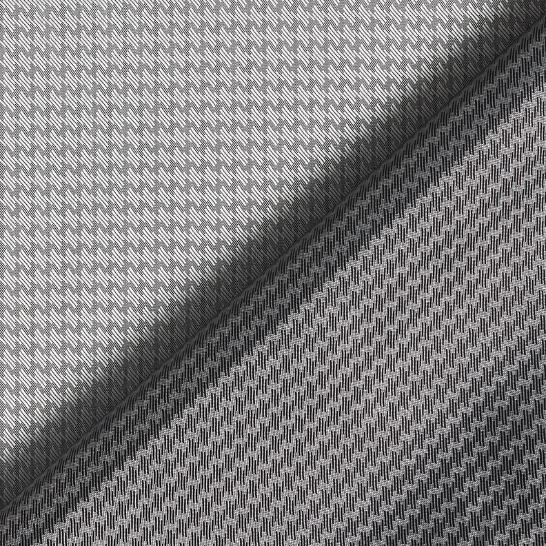 Lining Fabric Jacquard Zig-zag stripes – light grey,  image number 3