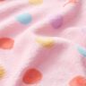 Cosy Fleece colourful dots – light pink,  thumbnail number 2