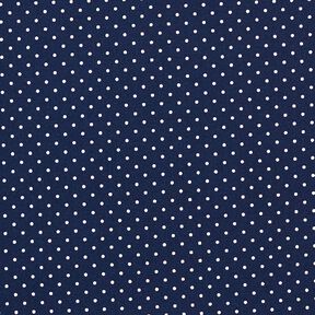 Coated Cotton Little Dots – midnight blue, 