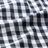 Cotton Vichy check 1 cm – blue-black/white,  thumbnail number 2