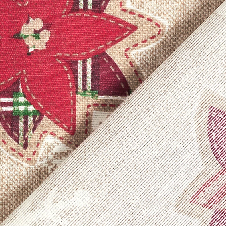 Canvas Decor Fabric Christmas Motifs – beige,  image number 4