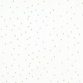 Rectangle Foil Print Muslin | by Poppy – offwhite, 
