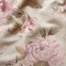 Decor Fabric Half Panama Painted Roses – natural,  thumbnail number 2