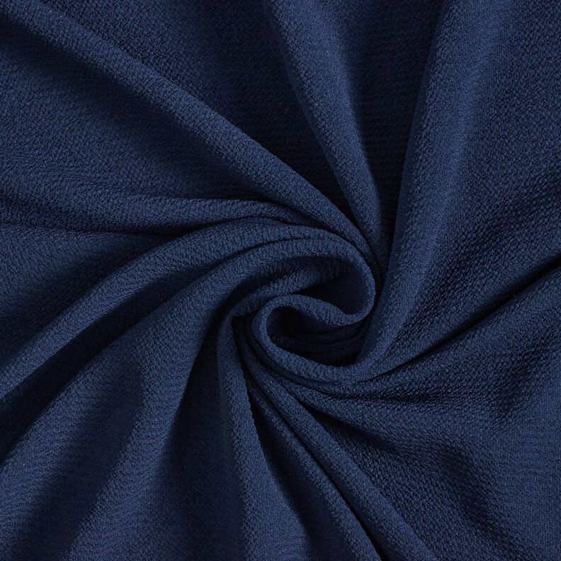 Plain Crepe Georgette – navy blue,  image number 1