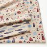 Decor Fabric Half Panama Paris – natural/red,  thumbnail number 5