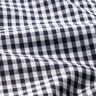 Cotton Vichy check 0,5 cm – blue-black/white,  thumbnail number 2