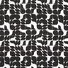 viscose fabric retro graphics – black/white,  thumbnail number 1