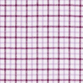 Cotton Flannel Check – white/lavender, 