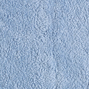 Plain cotton sherpa – light blue, 