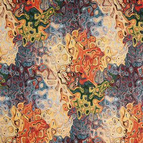 Tapestry Jacquard Abstract Art – blue/red/yellow, 