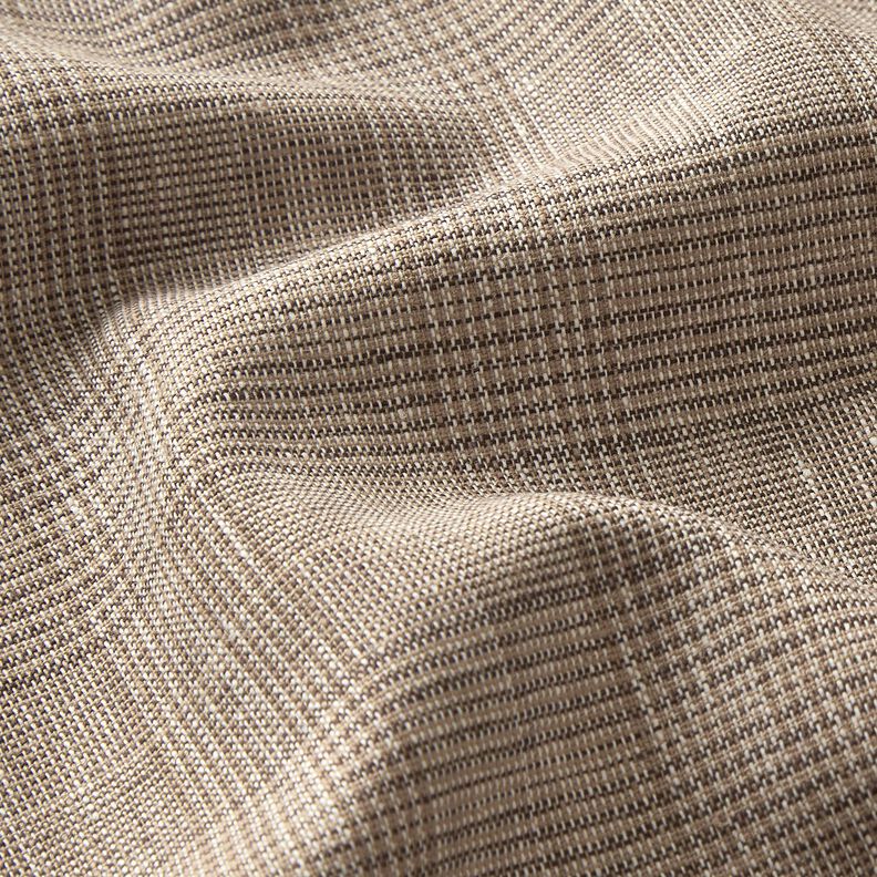 Linen blend Prince of Wales check – beige,  image number 2