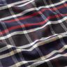 Lightweight Checked Cotton Coating Fabric – navy blue,  thumbnail number 2