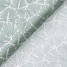 Coated Cotton abstract mini leaves – pale mint/white,  thumbnail number 5