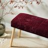 Upholstery Fabric Chenille Plain – dark red,  thumbnail number 6