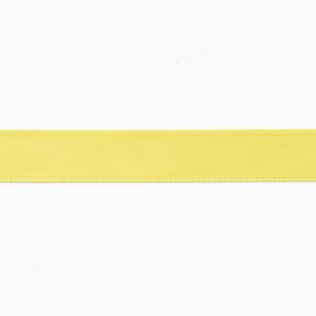 Satin Ribbon [15 mm] – lemon yellow, 