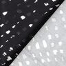 Trouser fabric stretch abstract dots – blue-black/white,  thumbnail number 4