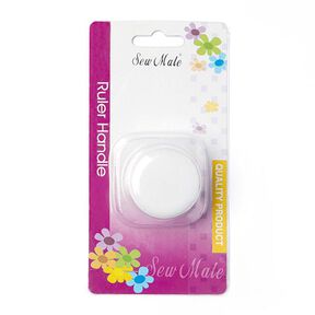Ruler Holder with Suction Cup - white, 