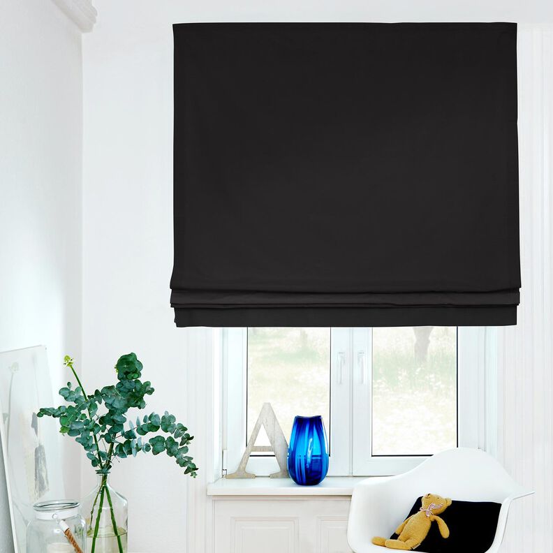 Blackout Fabric Plain – black,  image number 6