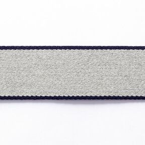 Belt Webbing [ 3,5 cm ] – navy blue/grey, 