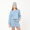 Brushed Sweatshirt Fabric – sky blue,  thumbnail number 7