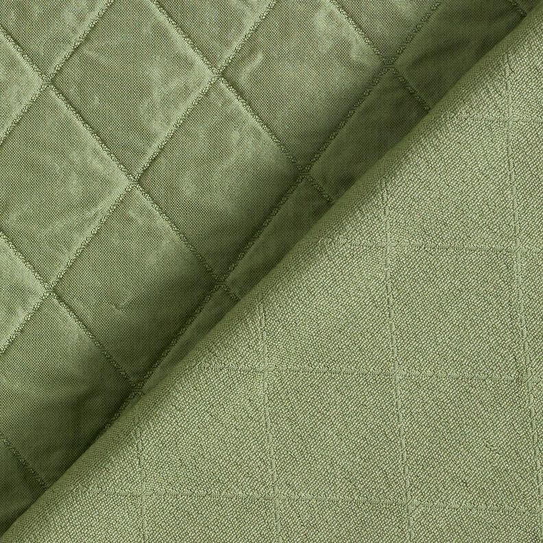 Diamond Quilted Fabric – reed,  image number 4