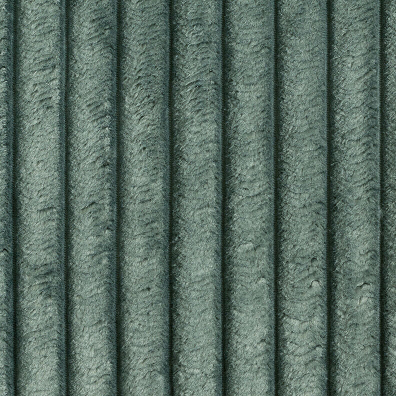 Upholstery Fabric Fur stripes – dark green,  image number 1