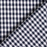 Cotton Vichy check 0,5 cm – blue-black/white,  thumbnail number 4