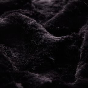 Faux Fur Whirl – black, 