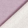 Winter sweatshirt fabric horizontal stripes – lavender/white,  thumbnail number 4