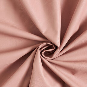 Stretch imitation leather plain – dusky pink, 