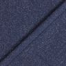 Glitter cuffs tubular fabric – navy blue/metallic silver,  thumbnail number 3