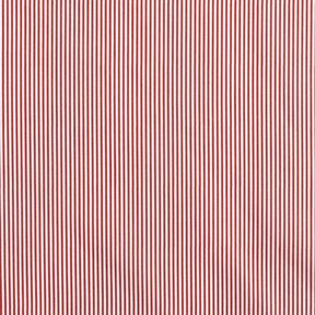 Cotton Poplin Mini stripes – terracotta/white, 