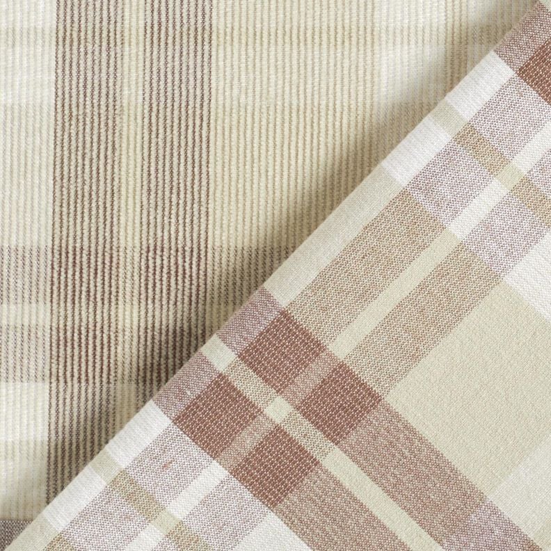 Cord tartan – cashew,  image number 5