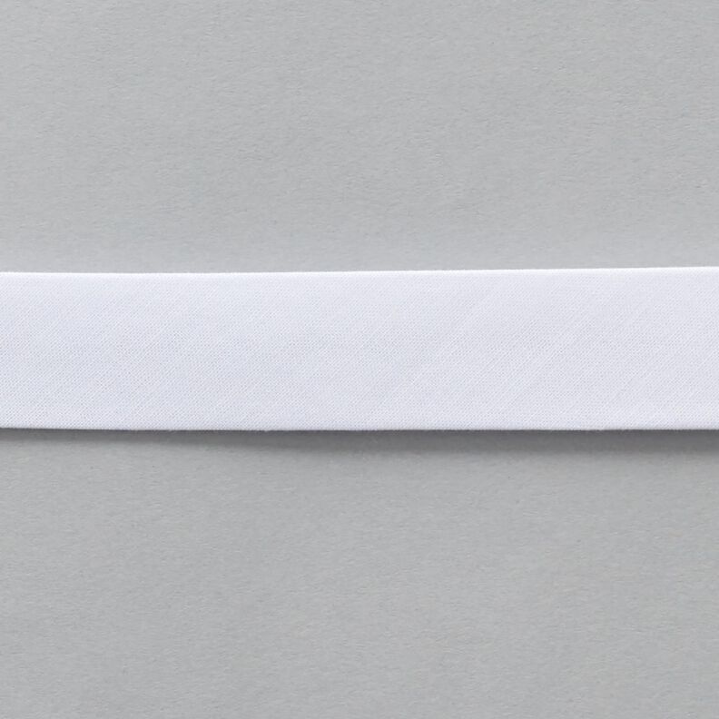 Bias binding Organic cotton [20 mm] – white,  image number 1
