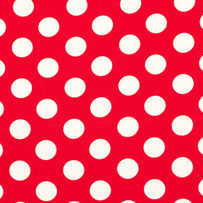 Crepe Weave polka dots [2.5 cm] – red, 