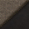 Coat fabric double-face houndstooth/plain – light grey/black,  thumbnail number 1