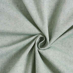 Decor Fabric Half Panama Coloured fabric – dark green/natural | Remnant 100cm, 