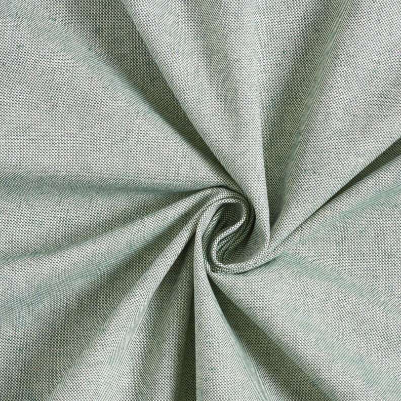 Decor Fabric Half Panama Coloured fabric – dark green/natural,  image number 1