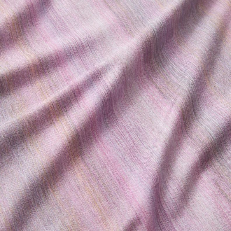 Delicate gradient stripes cotton jersey – mauve,  image number 2