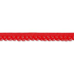 Elasticated Ruffle [15 mm] – red, 