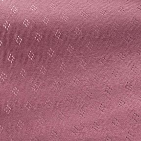 Fine Jersey Knit with Openwork – pastel violet, 