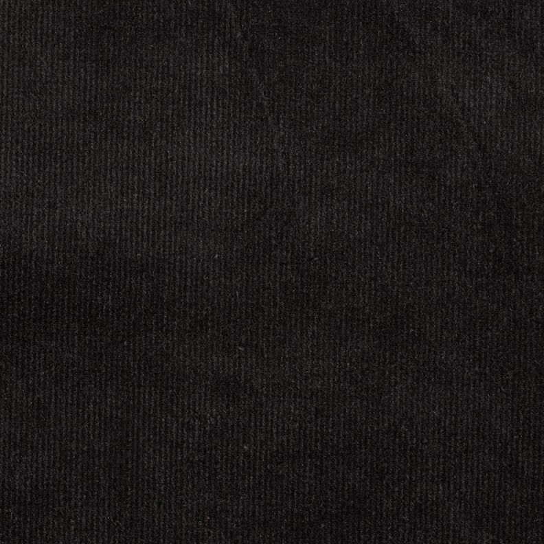 Stretchy fine corduroy – black,  image number 4