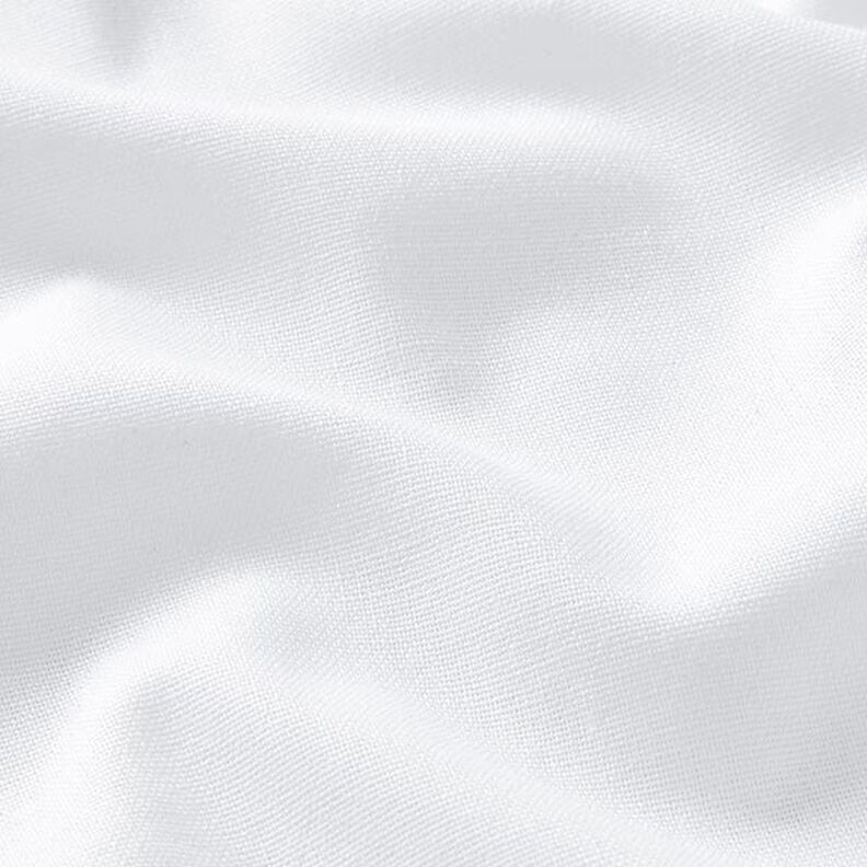 Viscose Linen Blend Plain – white,  image number 2