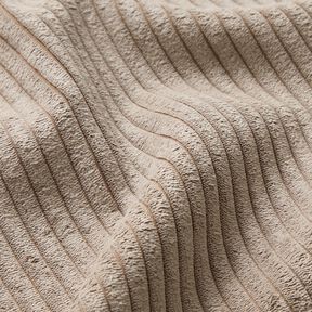 Upholstery Fabric soft corduroy – taupe, 
