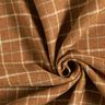 Coat Fabric Doubleface Windowpane check/plain – caramel/light beige,  thumbnail number 3