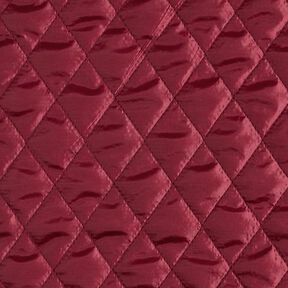 Quilted lining rhombus – burgundy, 