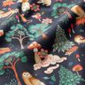 Cotton Poplin Fairytale forest Digital Print – blue-black,  thumbnail number 2