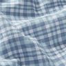 Checked crinkle look cotton fabric – light blue,  thumbnail number 2